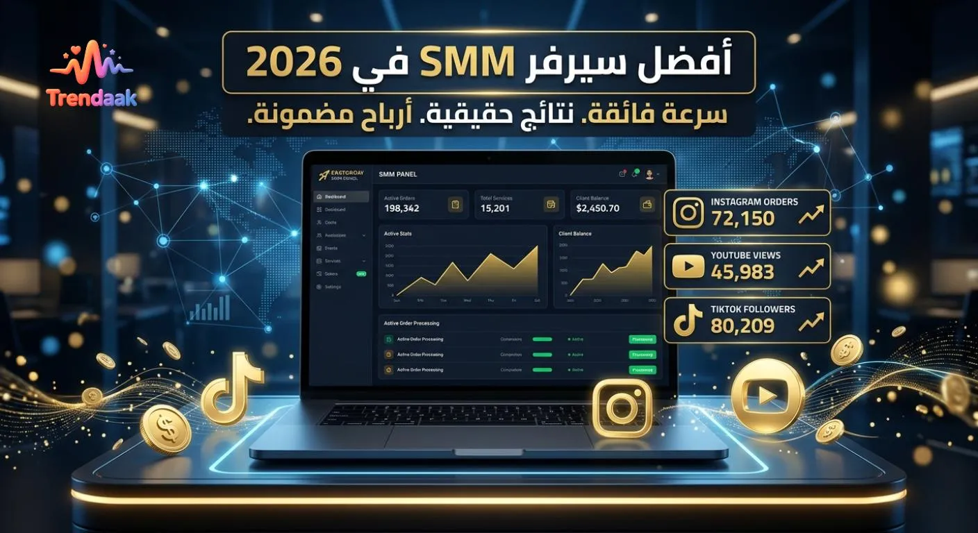 أفضل سيرفر SMM في 2026 لوحة خدمات سوشيال ميديا API سريع وأسعار رخيصة